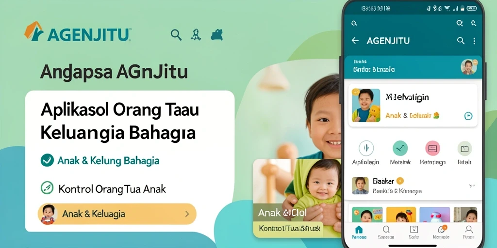 Antarmuka AGENJITU yang sederhana dan fungsional untuk kontrol orang tua.