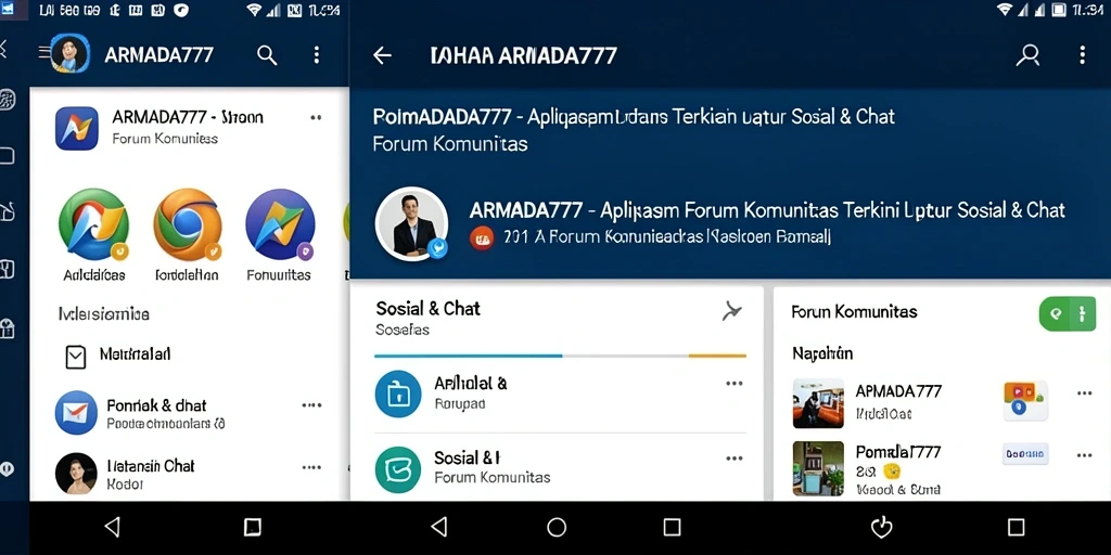 Antarmuka aplikasi ARMADA777 yang menarik dan fungsional.