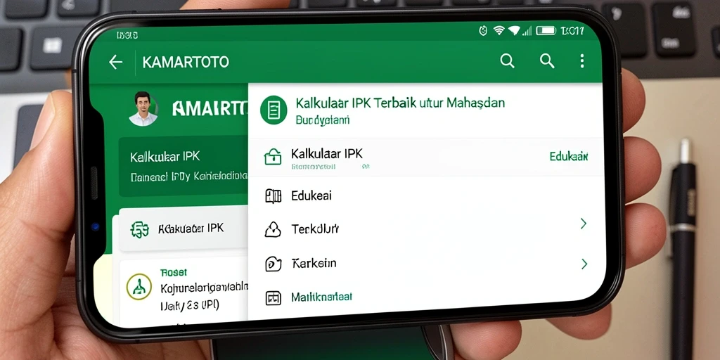 Tampilan antarmuka KAMARTOTO yang sederhana dan mudah digunakan.
